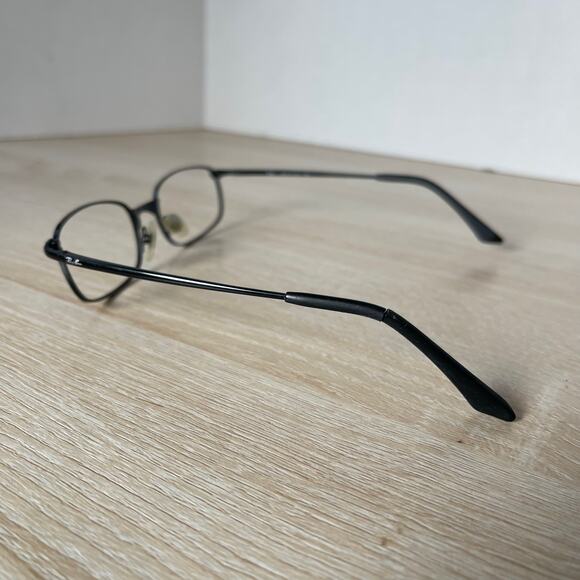 Ray-Ban Sleek RB3162 006 Black Rectangle Eyeglasses READ FRAMES ONLY 52-19 - Picture 8 of 9